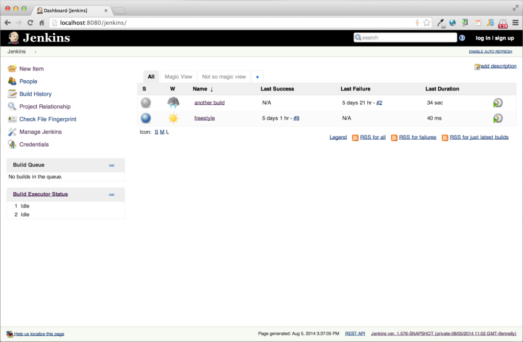 Jenkins review screenshot showing user interface